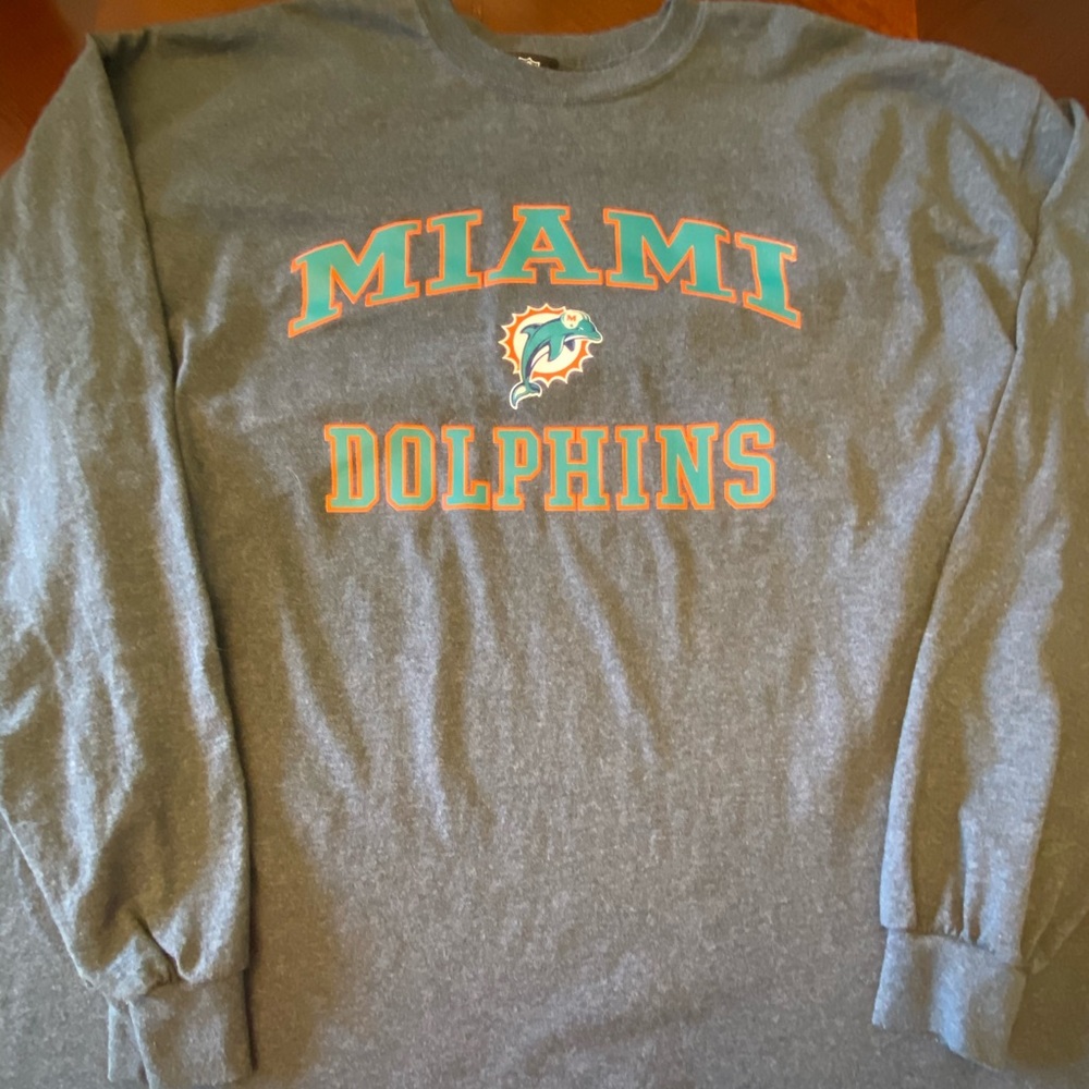 Miami Dolphins Men’s Long Sleeve Shirt